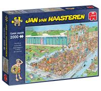 Jumbo - Puzzle Jan van Haasteren: Accumulazione in piscina - 2000 Pezzi