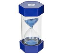 Jumbo Sand Timer per bambini, colorato e attraente, facile da usare, strumento visivo per bambini, strumento di apprendimento (5 minuti - blu)