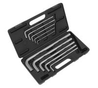 Jumbo Set Chiavi Esagonali 10pc extra-Lunga Metrico - Sealey AK6143 Nuovo