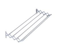 Jumbo Stendibiancheria da Parete estensibile 80 cm in Acciaio Inox mod. Nick