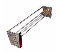 Jumbo Stendibiancheria da Parete estensibile 80 cm in Acciaio Inox mod. Nick
