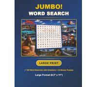 Jumbo Word Search: 160 Large Print Themed Word Searches with Solutions