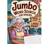 Jumbo Word Search For Seniors: Big Word Find With Large Print Puzzles For Adults & Teens