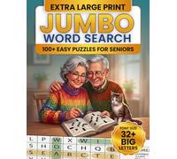 Jumbo Word Search for Seniors: Easy-to-Read Word Puzzles for Relaxation and Mental Sharpness Extra Large print 32+ Font size