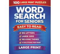Jumbo Word Search for Seniors: Extra Large Print Puzzles | 30 Font Size | 100 Relaxing Word Searches