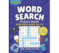 Jumbo Word Search Puzzle Book for Kids Ages 10-12: 100 Fun Themed Puzzles & 2000 Words to Find for Boys & Girls in 5th, 6th & 7th Grade