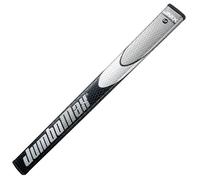 JumboMax JumboFlat 17 - Impugnatura per putter da golf, colore: Nero/Argento