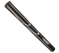 JumboMax Pack of 1 Tour Series Golf Grips - Black with Silver Trim Std Oversize (SO) (+ 1/16)