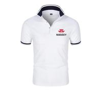 JUMBOZ Uomo Po.Lo mas.SEY FER-GUSON, Stampa T-Shirt da Calcio Traspirante, Abbigliamento Casuale per Corsa Palestra Fitness -White||3XL