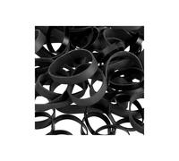 JUMELA Elastico Industriale Nero Filo di Gomma Piatto Largo 1 cm Diametro 5 cm Gomme Elastiche for l'imballaggio all'aperto Imballaggio 10/50/100