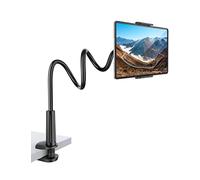 Jumkeet Supporto per tablet con collo di cigno, supporto per tablet per letto regolabile stabile, supporto per iPad iPhone Telefono Series/Nintendo Switch/Samsung/Kindle e Plus, 60 cm di lunghezza
