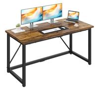 JUMMICO Scrivania 140 x 60 cm Scrivania per Computer, per Ufficio,Postazione Lavoro, Tavolo da Lavoro Piano di Lavoro, Adatta per l'ufficio o il Soggiorno