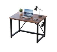 JUMMICO Scrivania da Lavoro 100 × 50 cm Tavolo Informatico Compatto Marrone