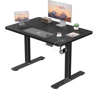 JUMMICO Scrivania Regolabile in Altezza con Caricatore USB, Scrivania Regolabile Elettrica 100 x 60 cm, Standing Desk