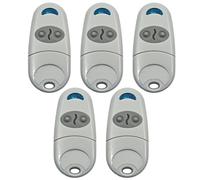 Jumoozi Telecomando di ricambio universale per cancello del garage a 2 pulsanti, compatibile con Came Top 432EE 432NA 432SA 432M cancello del garage 433,92 MHz (confezione da 5)