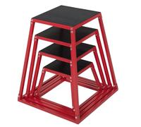Jump Box pliometrico in acciaio antiscivolo per palestra domestica, robusta e versatile, piattaforma step-up per fitness, allenamento di forza e salto, attrezzatura per condizionamento resistente agli