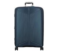 Jump Evae Valigia trolley (4 ruote) blu scuro, plastica, 51 x 76 x 31cm