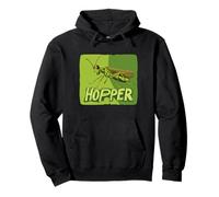 Jump High Grasshopper Graphic per bambini e adulti Felpa con Cappuccio