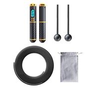 Jump Rope - Skipping Rope regolata | Contatore digitale Fitness Twirler | 2 in1 non slip twisterr con manico | Ciglia di resistenza all'aperto | Light Cardio Spinner per per Fitness Gym Cardio and End