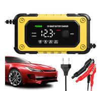 Jump Starter Power Bank - High Capacity Portable Battery Booster 12V with Smart Clamp Cable, LCD Indicator for Car Truck Motorcycle SUV | Cranking Device for Garage Camping Travel