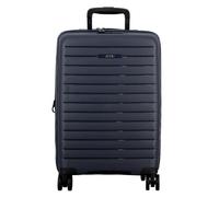 Jump Striper 4 ruote Trolley cabina 55 cm espandibile blu