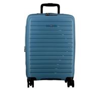 Jump Striper 4 ruote Trolley cabina 55 cm espandibile blu