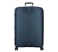 Jump Evae Valigia trolley (4 ruote) blu scuro, plastica, 51 x 76 x 31cm