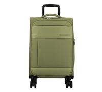 JUMP Trolley Monthélys 4 ruote Cabina 55 cm con piega di espansione Verde