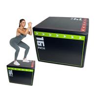 JumpBox per allenamento - Plyo Box 3 in 1, JumpBox fitness antiscivolo antiurto | Piattaforma step-up in morbida schiuma resistente all'usura per allenamenti a casa e in palestra | Strumento di allena