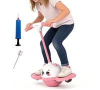 Jumping Ball Board - Outdoor Bounce Toy 36cm PP PVC Handle Grip, Balance Trick Trainer | Physical Activity Game Device, Backyard Playground Park Camping Gathering Fun Equipment For Kids Teens