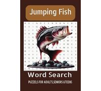 Jumping Fish Word Search Puzzel Book: Easy to Read Print about Jumping Fish, 6x9 inches | 50+ Puzzles … Gift for campsite breeze.
