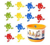 Jumping Frog Funny Educational Game - 12 Pieces Finger Press Animal Activity | Springing Leaps Froggies Set with Colorful Design, Bouncing Desktop Novelty for Classroom, Birthday Gift