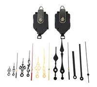 Jumping Seconds - Orologio da parete con meccanismo a 2 movimenti a pendolo e 6 lancette per progetti creativi di orologi (16+21 mm)