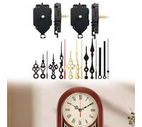 Jumping Seconds - Orologio da parete con meccanismo a 2 movimenti a pendolo e 6 lancette per progetti creativi di orologi (18+23 mm)