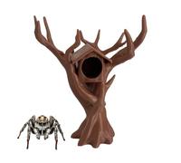 Jumping Spider Tree - Accessorio per habitat stampato in 3D a forma di albero | Cave di ragni saltanti - Piccoli animali arborei - Decorazione del recinto della tarantola