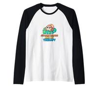 Jumping Spiders Are My Therapy Cute Aracnid Pet Bug Lover Maglia con Maniche Raglan