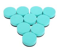 JUMPLAWN 10 Pezzi Gomme Cancellabili a Secco Rotonde Mini Supporto Magnetico per Lavagna Bianca Compatte Resistenti per Aula, Ufficio e Casa, Gomma Cancellabile a Secco Piccola