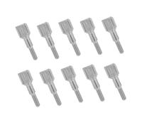 JUMPLAWN 10 Pezzi Vite Argento per Calibro a Corsoio a Piatta in Inossidabile Resistente alla Corrosione e All'abrasione per Fai-da-te e Laboratori