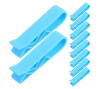 JUMPLAWN 100 Pezzi Clip Fissacarta per Sacchi Spazzatura in Plastica PP | Bordi Lisci Arrotondati, Mantiene il Rivestimento Fermo, Scelta senza Ruggine, per Ufficio e Cucina