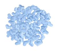 JUMPLAWN 100 Pezzi Coriandoli Decorativi per Matrimonio a Forma di Cuore in Spugna Blu 2cm, Petali Artificiali Romantici per Decorazioni Tavolo e Lancio Sul Letto
