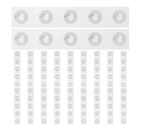 JUMPLAWN 100 Pezzi Etichetta Nfc Musicale Programmabile Rotonda in Metallo | Adesiva e Riscrivibile, per Aggiornamenti Didattici e Uso Quotidiano, su Cartelle Musicali e Porte