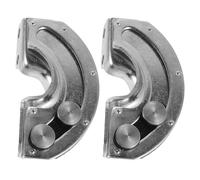 JUMPLAWN 2 Pezzi Cerniera Invisibile per Ante Armadio a 90 Gradi in Acciaio Inossidabile Struttura Curva, Limitatore di Movimento per Cucina e Armadi Industriali Argento