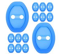 JUMPLAWN 20 Pezzi Copertura Protettiva in Gomma Blu per Serratura Porta Auto Set, Resistente a Graffi e Urti, Accessori la Maggior Parte dei Veicoli