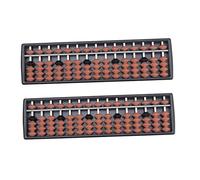 JUMPLAWN 2pezzi Abacuses Tradizionali per Ragazzo Ragazza Strumenti Educativi per Aritmetica e Conto Sezioni con Perle per Sviluppo Intellettivo e Coordinazione Mano-Cervello Portatile