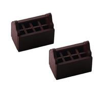 JUMPLAWN 2pezzi Mini Toolbox Legno Accessorio Decorativo Per Miniature Di Case e Per Decorazioni Di Giocattoli e Regali Casa