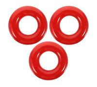 JUMPLAWN 3 Pezzi Anello Ponderato per Mazza da Golf in Ferro Rosso, Accessorio per Allenamento Swing, Migliora la Potenza la Tecnica, per Allenamento Indoor e Outdoor