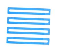 JUMPLAWN 4 Pezzi Righello Guida per Lettura Mahjong in Acrilico Blu, Accessorio per Giocatori e Principianti, per Identificare Rapidamente le Regole e Tracciare le Linee