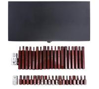 JUMPLAWN 40 Pezzi Set di Punte e Bussole a Stella, Acciaio Cromo-vanadio | Copertura Multi Misura per Viti Spline, Officina e Bici, Cassetta Pratica, per Meccanici e Fai da Te
