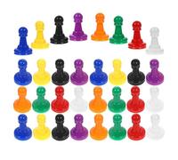 JUMPLAWN 48 Pezzi da Gioco da Tavolo Multicolori in Plastica per Famiglia | Componenti Leggeri, Facili da Riporre e Mantenere, Adatti a Feste di Compleanno e Giochi Vari