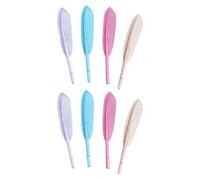 JUMPLAWN 8 Pezzi Penna Creativa Vintage 0,5mm in Plastica per Studenti | Scrittura Fluida e Piacevole, Forma Creativa Colorata, Adatta a Cancelleria e Uso Scolastico Quotidiano